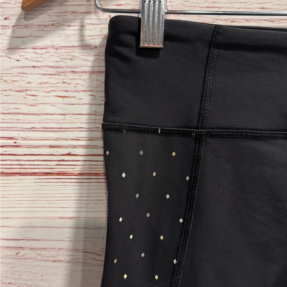 Lululemon Tight Stuff Tight Reflective in Black / Night Fall Black Tricolor Sz 4 - Picture 14 of 14